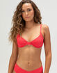 VOLCOM Blossom Texture Underwire Bikini Top image number 1