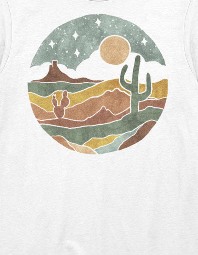 DESERT Watercolor Circle Unisex Tee image number 1