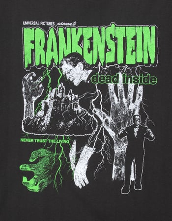 UNIVERSAL MONSTERS Frankenstein Mens Tee Alternative Image