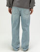 RSQ Mens Loose Light Wash Jeans image number 4
