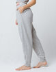 CALVIN KLEIN Monogram Logo Heather Gray Womens Jogger Pants image number 2