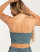 RSQ Womens Denim Tube Top image number 4