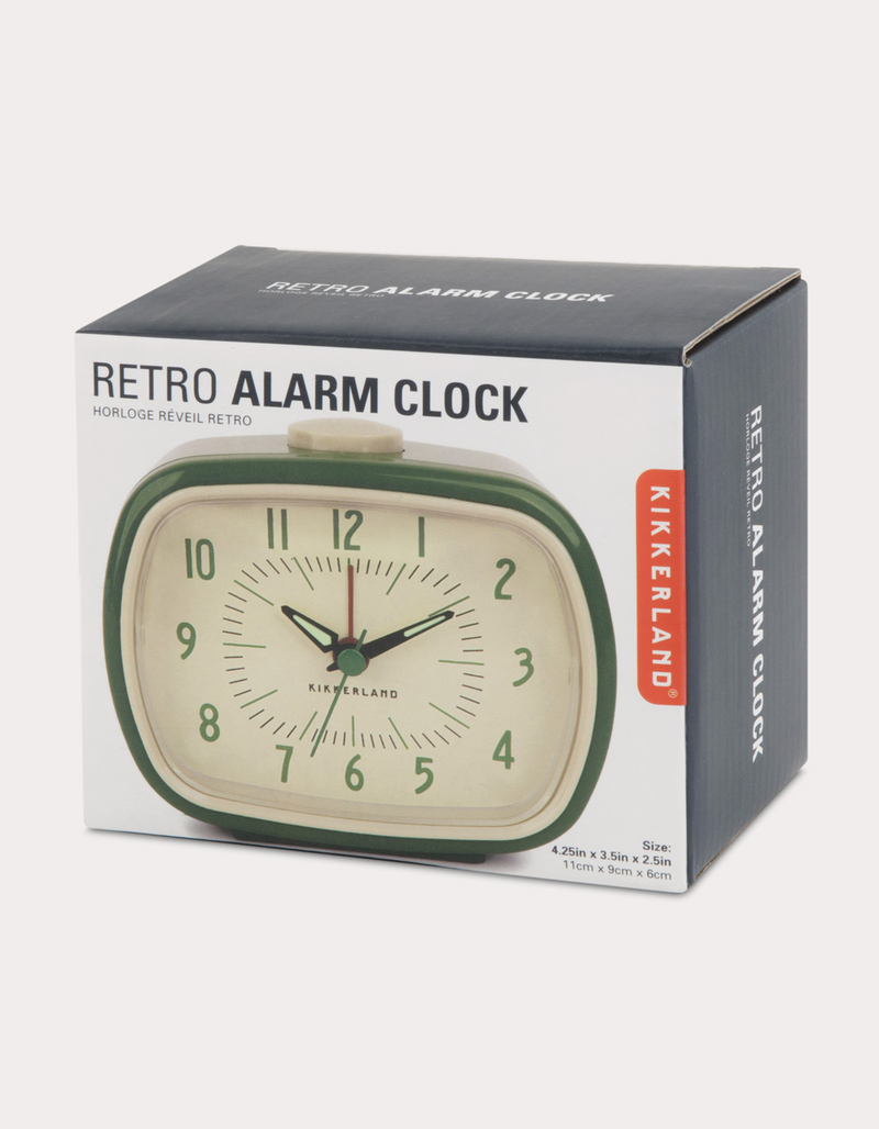 KIKKERLAND Retro Alarm Clock image number 1