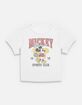 DISNEY Mickey Mouse Sports Club Womens Baby Tee image number 1