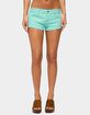 EDIKTED Jagger Low Rise Denim Shorts image number 1