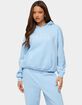 EDIKTED Core Stripey Oversized Hoodie image number 1