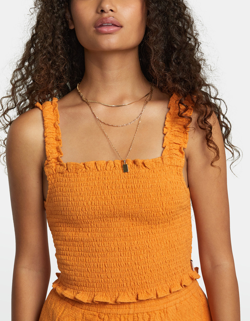 RVCA Terrace Womens Crop Tank Top image number 1