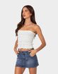EDIKTED Cecily Strapless Knit Top image number 3