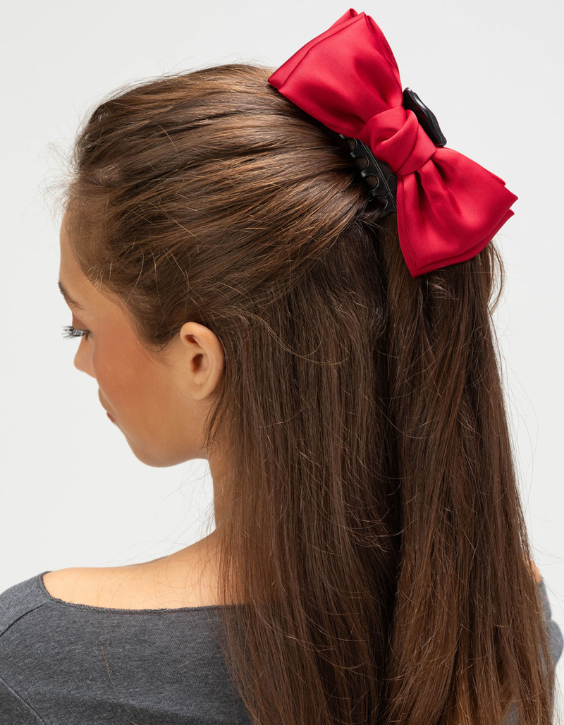 FULL TILT Satin Bow Claw Clip image number 1