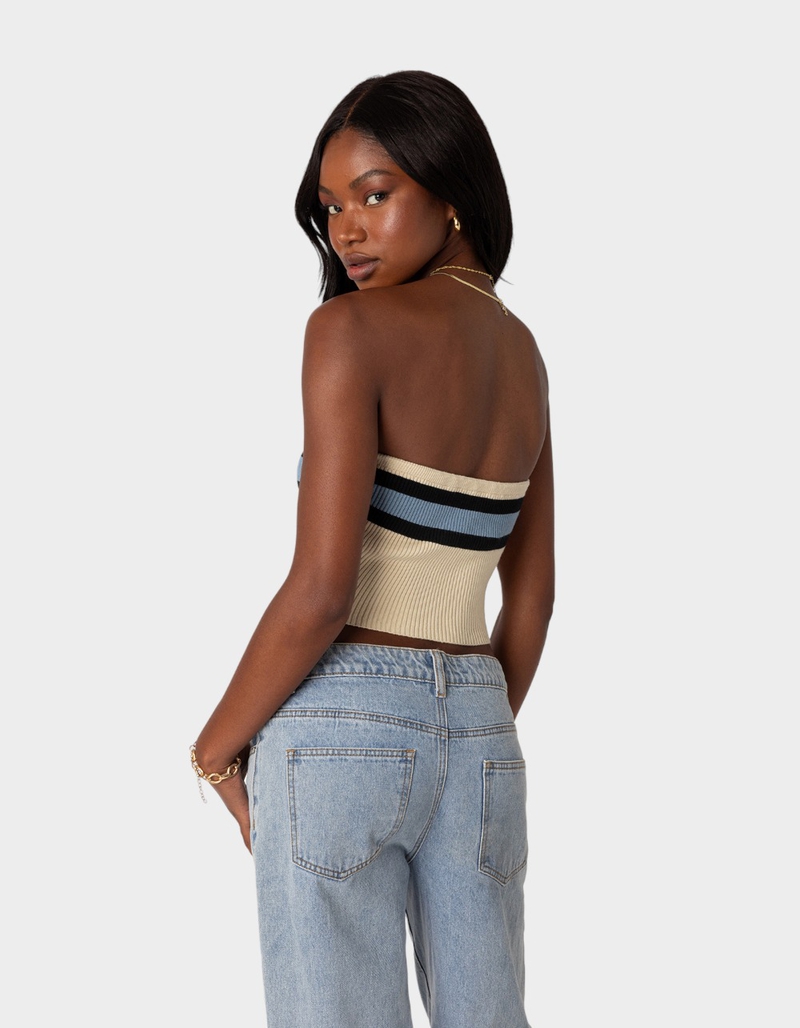 EDIKTED Cyprus Knit Tube Top image number 4