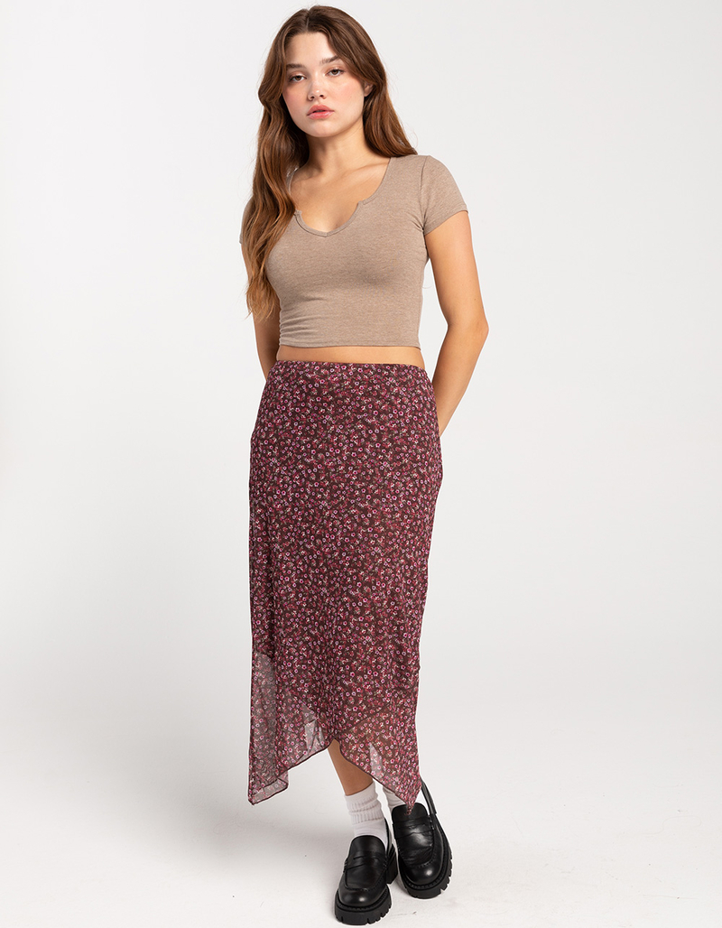 BOZZOLO Cut Front Women Tee image number 1