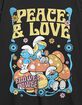 THE SMURFS Flower Power Womens Oversized Tee image number 2