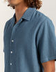 RSQ Mens Textured Denim Button Up Shirt image number 5