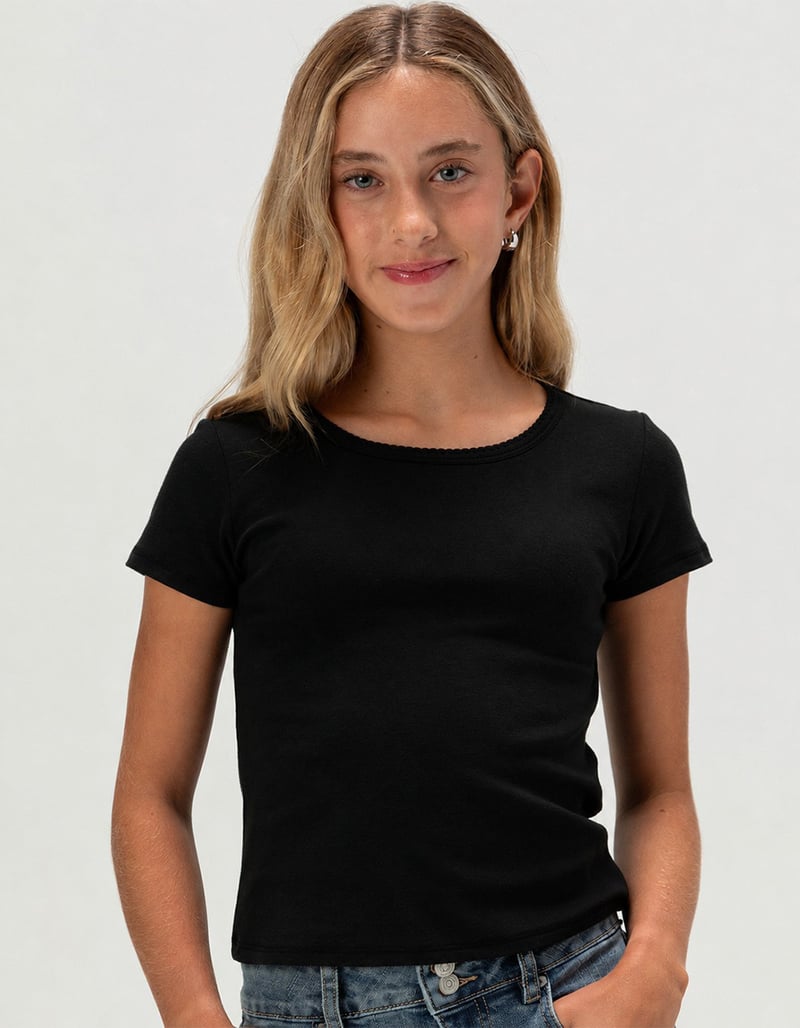 FULL TILT Essentials Girls Baby Tee image number 0