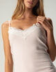 RSQ Womens Long Lace Trim Cami image number 2