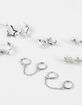 FULL TILT 6 Pack Dainty Ear Cuff Earrings image number 2