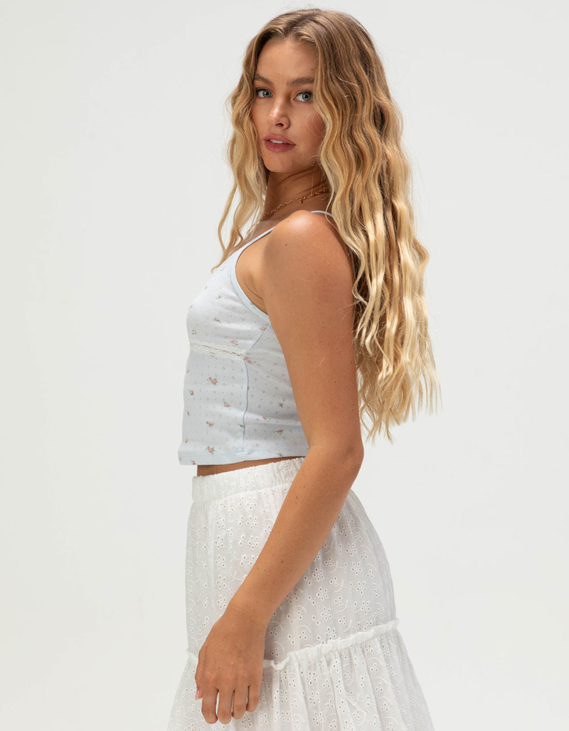 NECTAR CLOTHING Lacey Pointelle Womens Cami image number 2