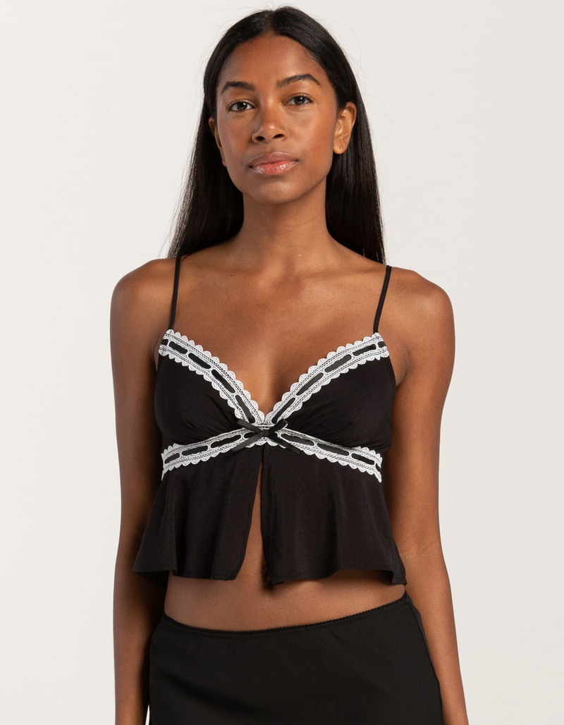 FULL TILT Ribbon Flyaway Womens Cami image number 0