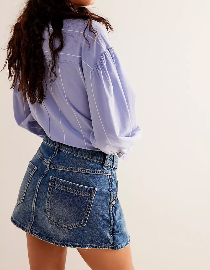 FREE PEOPLE Wynne Womens Denim Skirt image number 3