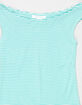 FULL TILT Girls Stripe Off The Shoulder Top image number 2