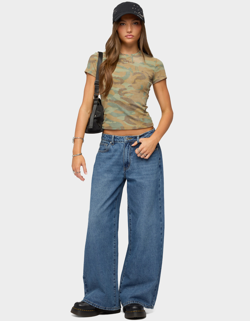 EDIKTED Chasidy Camo Tee image number 4