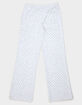 FULL TILT Ditsy Girls Wide Leg Thermal Pants image number 3