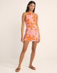 RHYTHM Bora Bora Floral Halter Womens Mini Dress image number 4