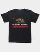 CALIFORNIA Bear Flag Unisex Kids Tee image number 1