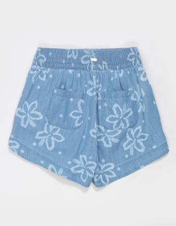 RIP CURL Floral Chambray Girls Shorts Alternative Image