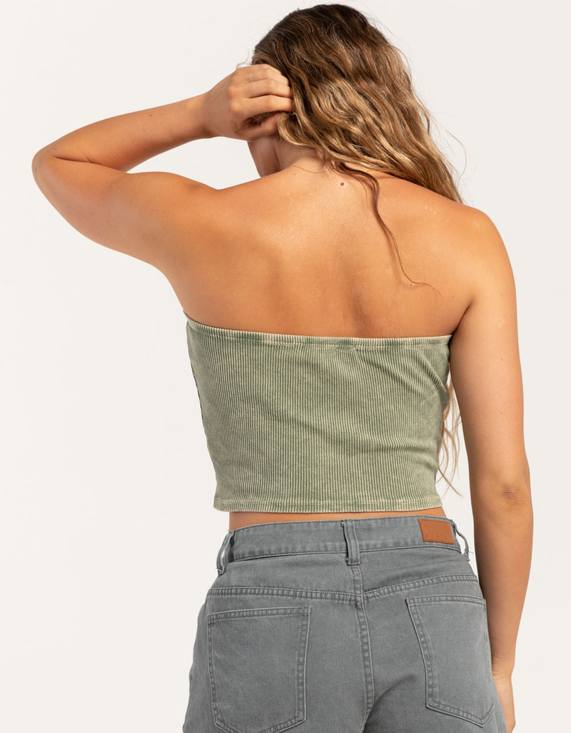 RSQ Womens Washed Cinch Tube Top image number 3