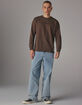 RSQ Mens Loose Light Wash Jeans image number 8