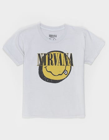 NIRVANA Smiley Girls Boyfriend Tee Primary Image