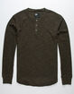 RSQ Henley Olive Mens Thermal image number 1