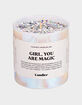 CANDIER Girl You Are Magic Candle image number 1