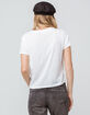 VOLCOM Little Brah White Womens Tee image number 3