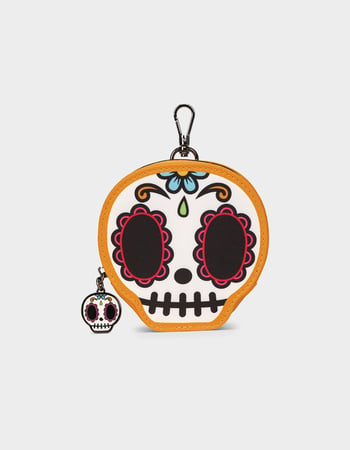 JUJUBE x tokidoki Dia De Los Muertos Sugar Skull Mini Bag Clip-On Pouch Primary Image