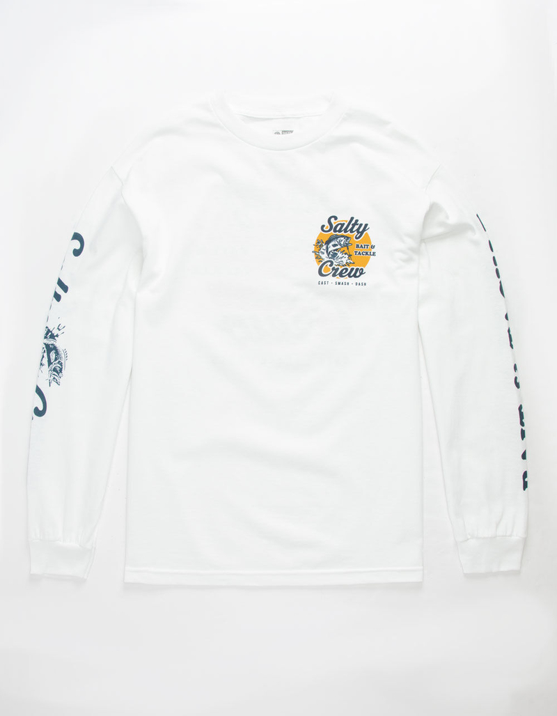 SALTY CREW Bait And Tackle White Mens T-Shirt image number 0