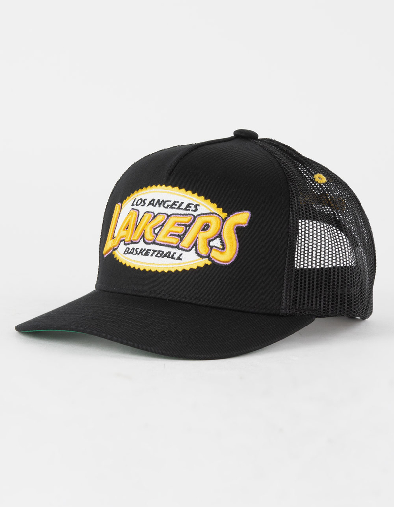 MITCHELL & NESS Los Angeles Lakers NBA Team Mens Trucker Hat image number 0