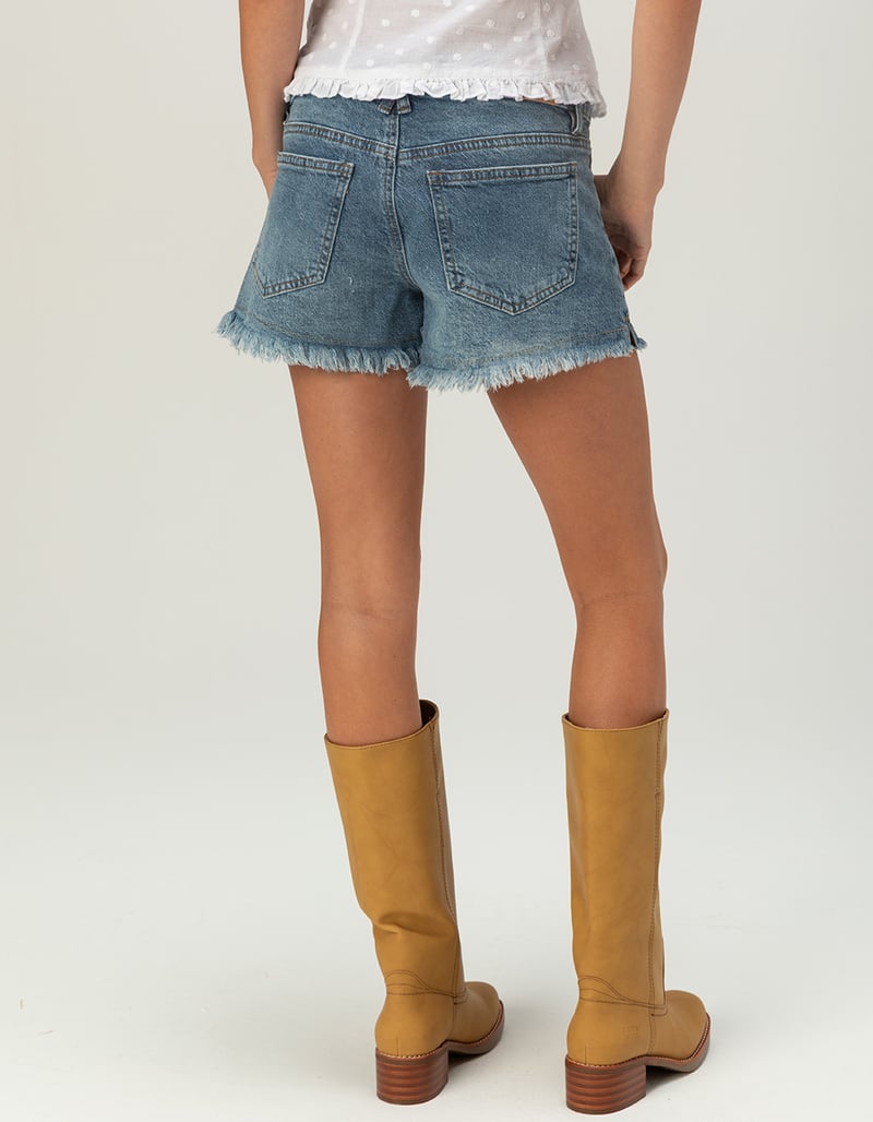 RSQ Womens Mid Rise Vintage Shorts image number 3