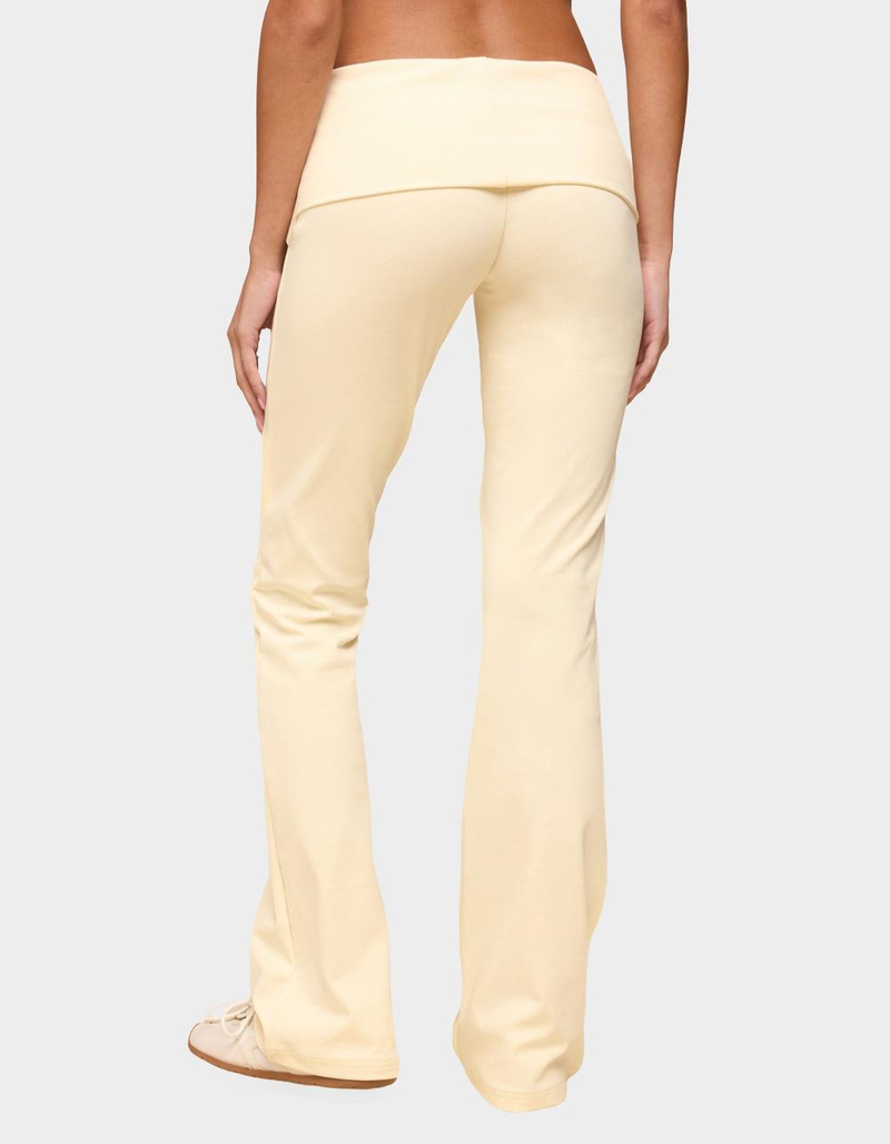 EDIKTED Ivanne Foldover Flared Pants image number 2