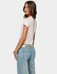 EDIKTED Coconut Beaded Tee image number 3