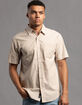 RSQ Mens Solid Chambray Button Up Shirt image number 1