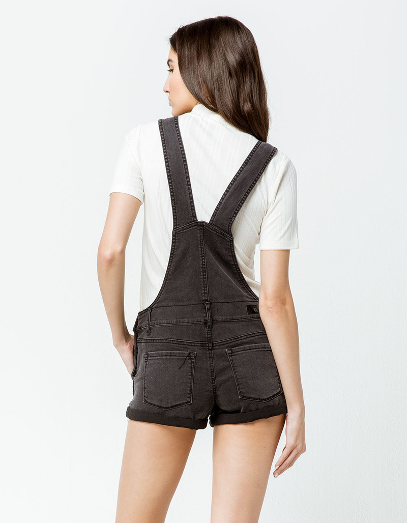 RSQ Denim Black Womens Shortalls image number 2