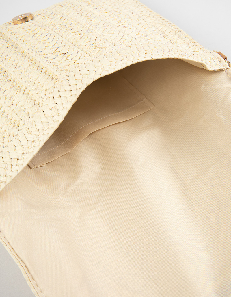 Straw Clutch Bag image number 3