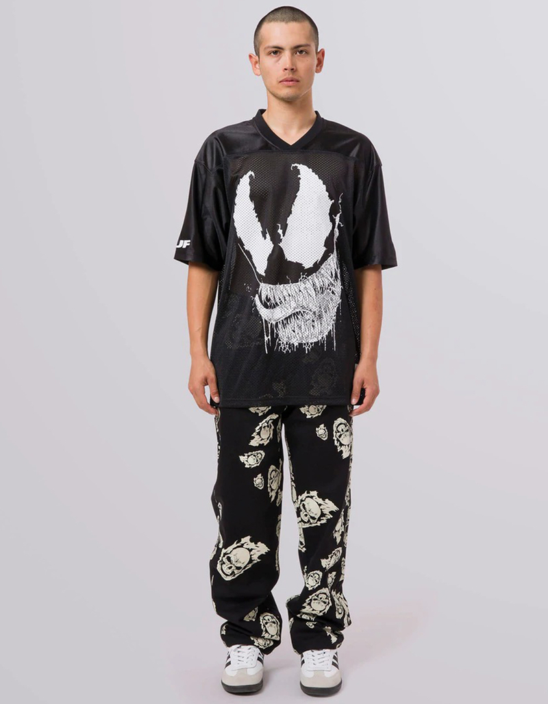 HUF x Marvel Venom Mens Football Jersey image number 5
