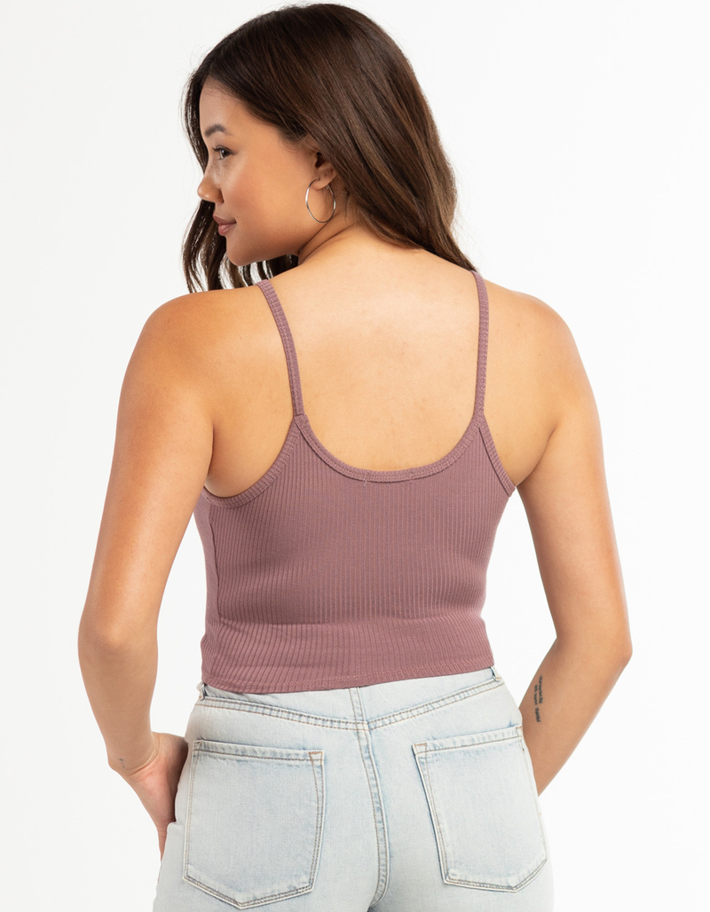 BOZZOLO Womens V-Neck Rib Cami image number 2