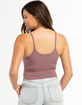BOZZOLO Womens V-Neck Rib Cami image number 3