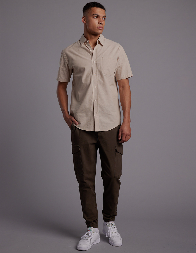 RSQ Mens Twill Cargo Jogger Pants image number 0