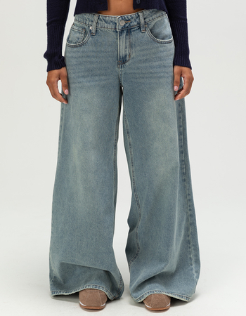 RSQ Womens Low Rise Baggy Jeans Alternative Image