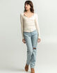 FREE PEOPLE Now And Then Womens Henley Top image number 4
